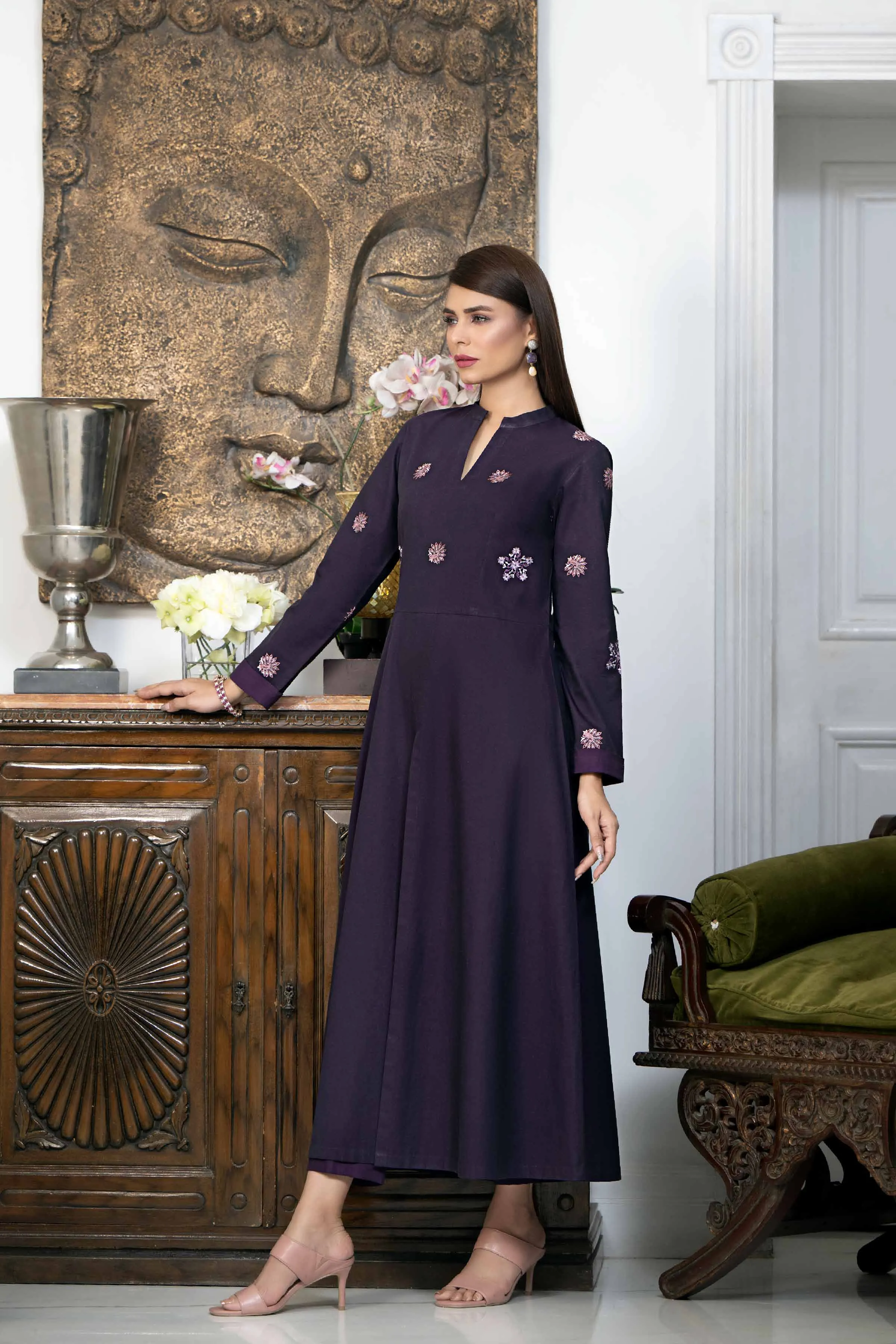 2 Piece - Embroidered Suit - KFW23-103