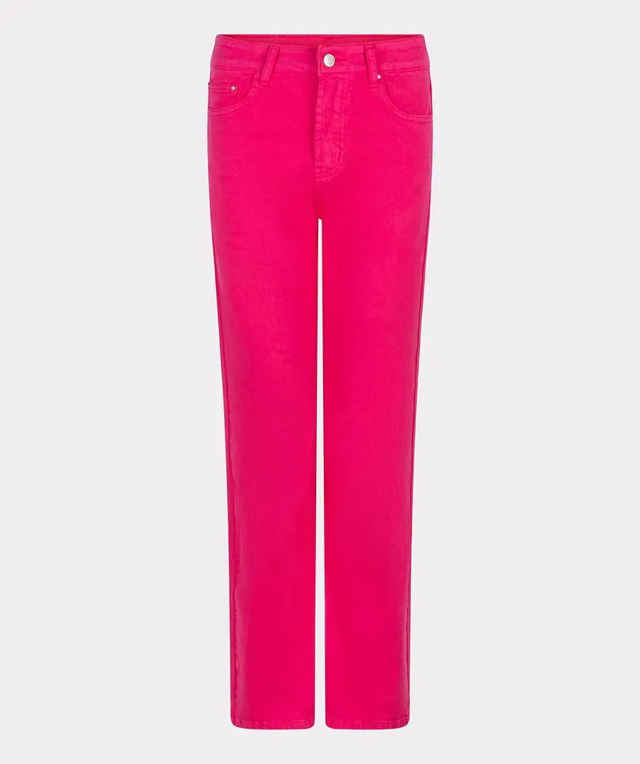 5 Pocket Straight Leg Jean in pink by Esqualo