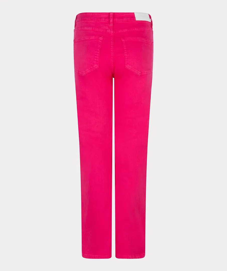 5 Pocket Straight Leg Jean in pink by Esqualo