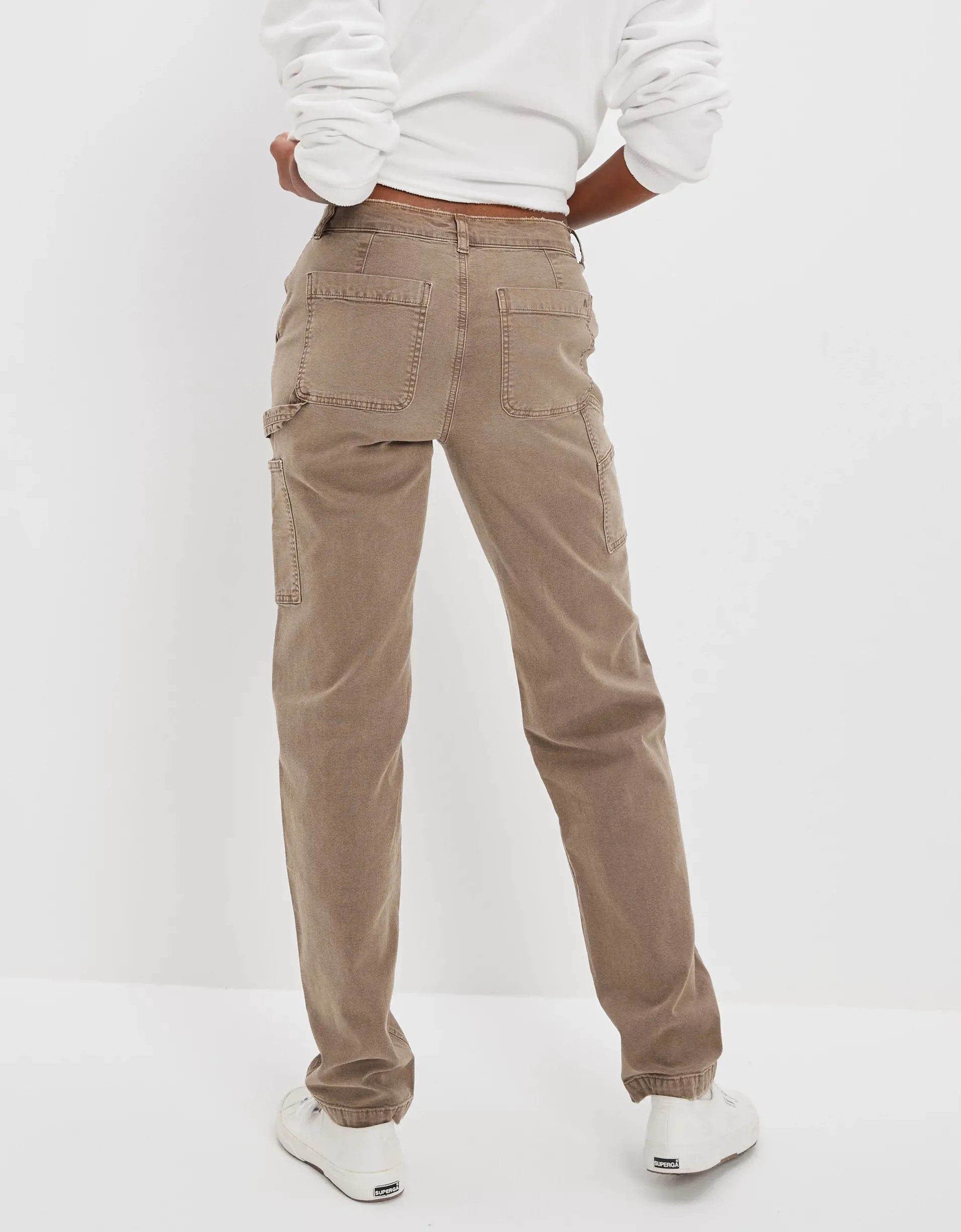 AE Stretch High-Waisted Straight Leg Carpenter Pant