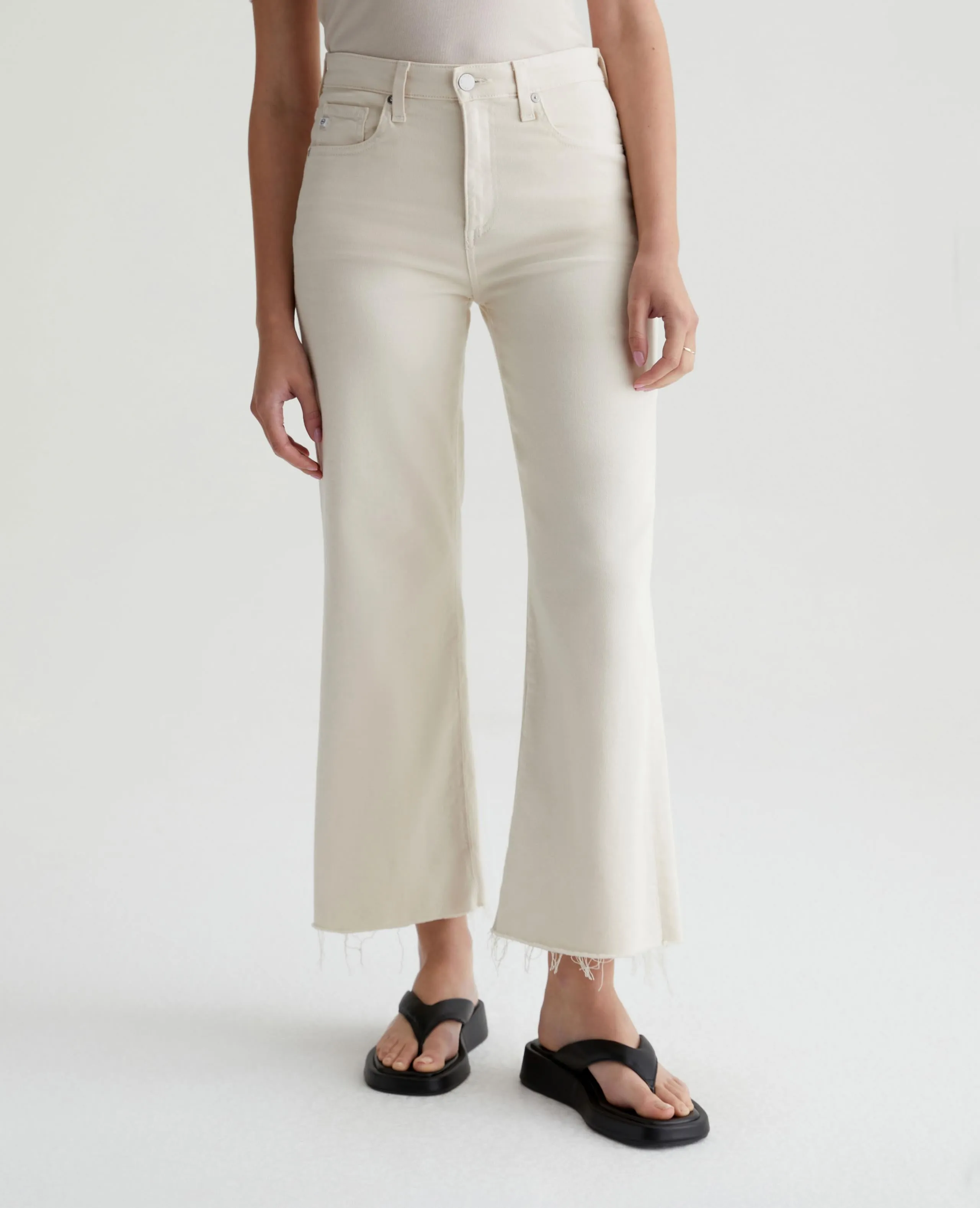 AG Denim Saige Wide Leg in Dried Spring