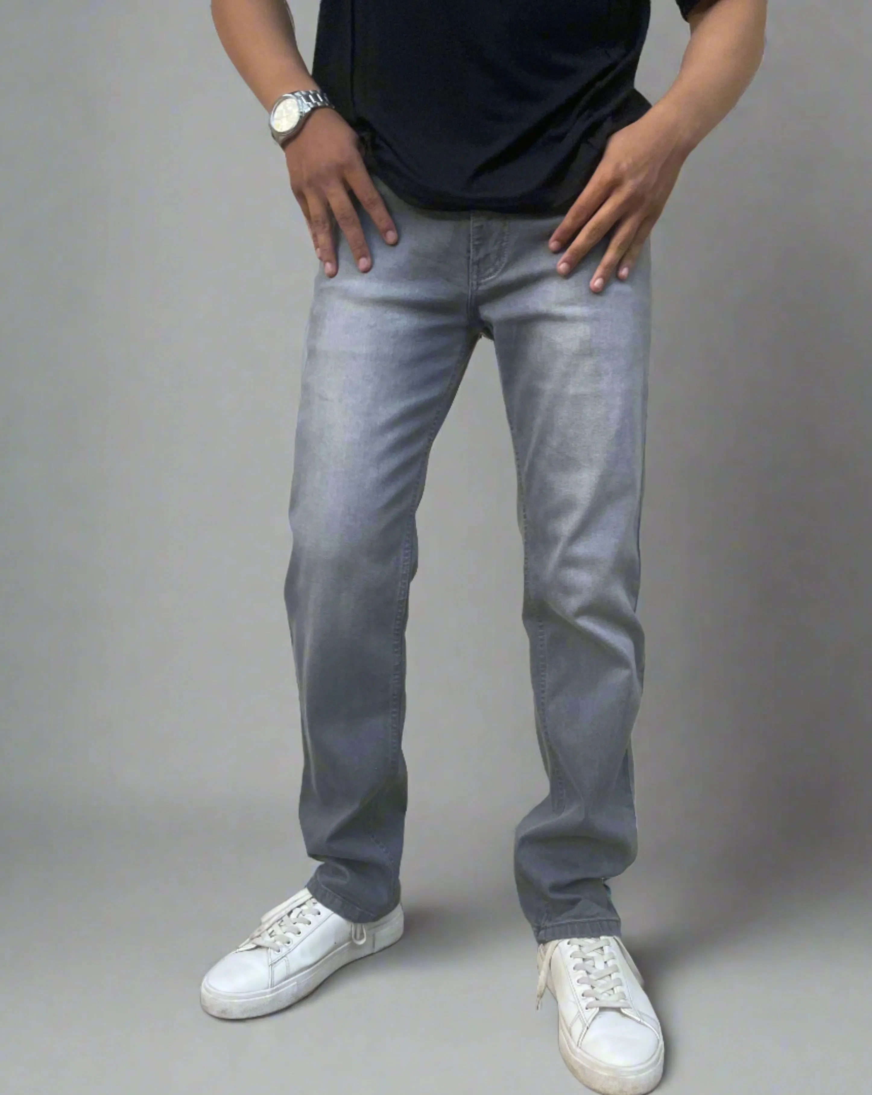 All Time Classic Wash Relaxed Straight Leg Jeans