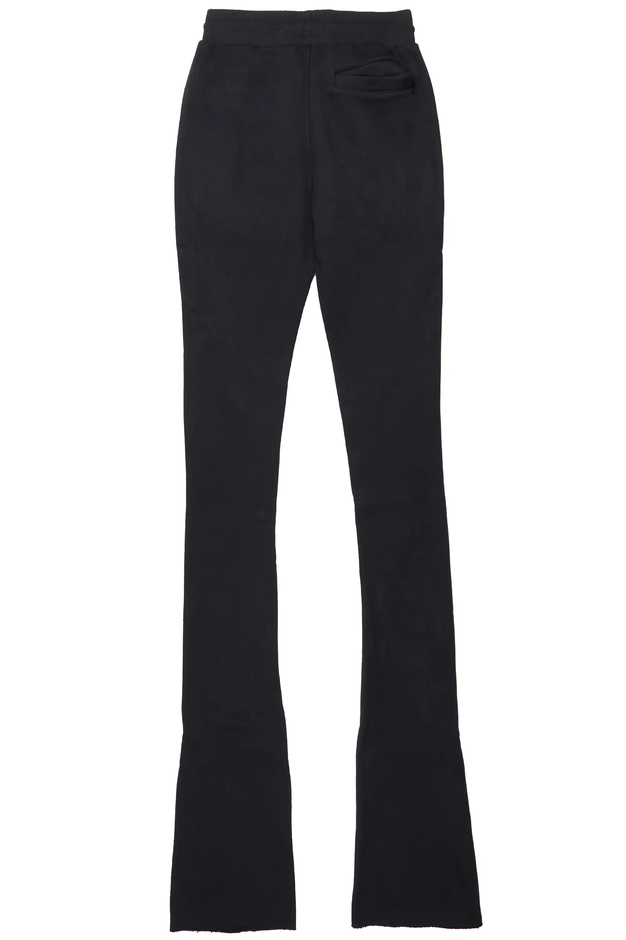 Alpine Black Super Stacked Trackpant