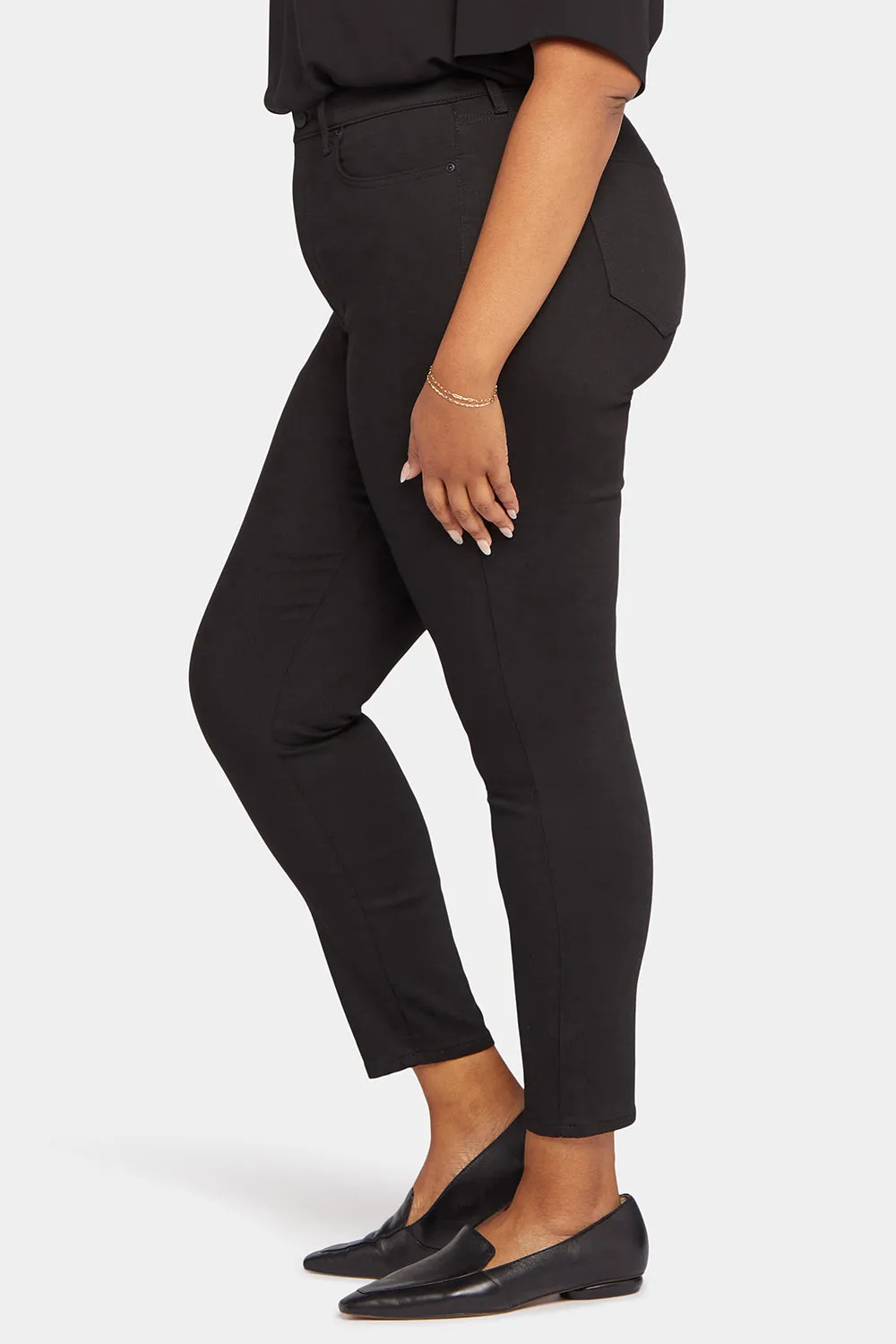 Ami Skinny Jeans In Plus Size - Black Rinse