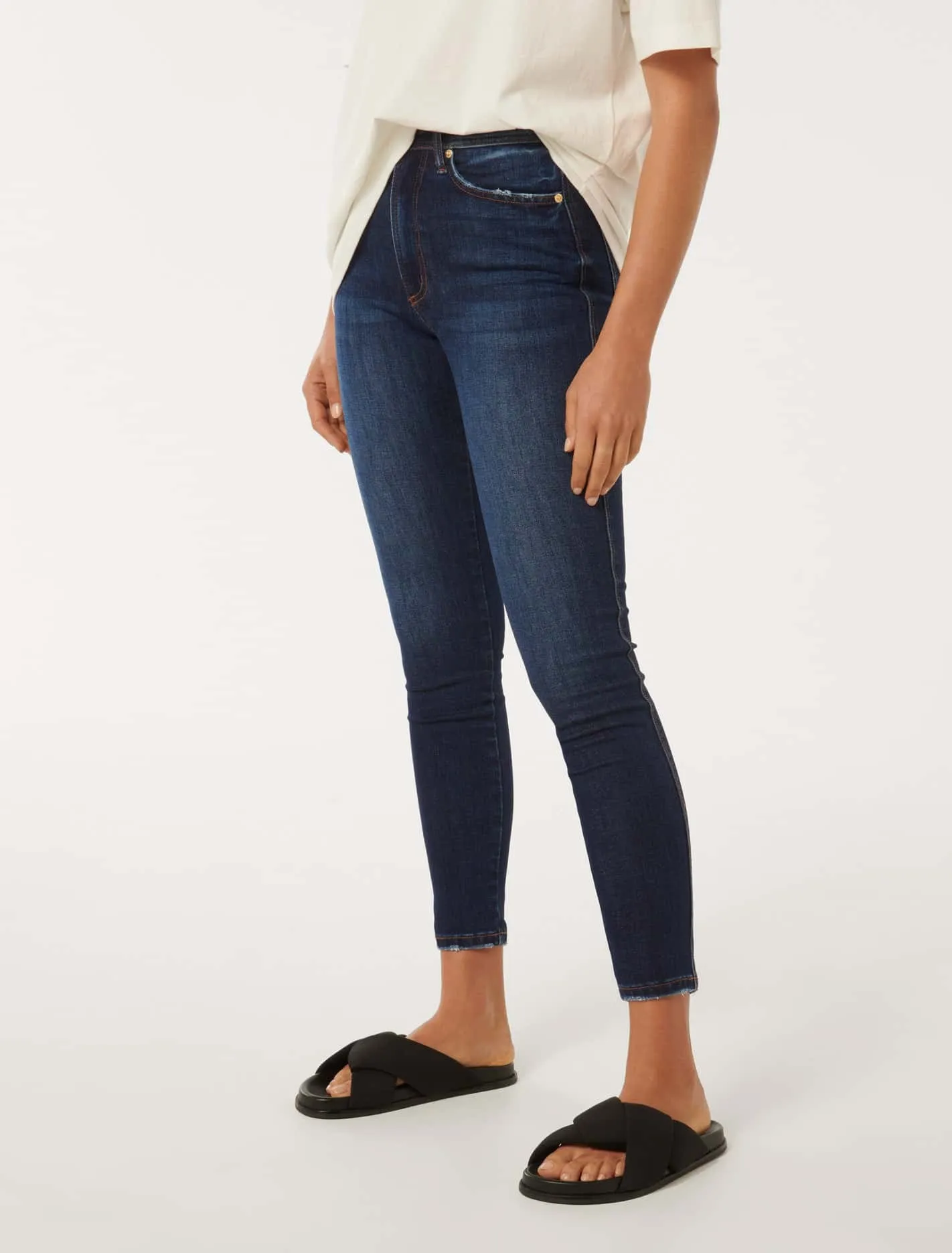 Ashley Mid-Rise Skinny Jeans