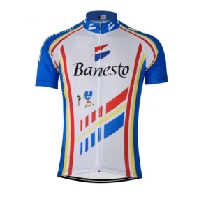 Banesto Retro Jersey Short Sleeve White