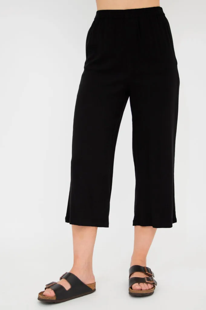 Bella Capri, Black, Linen Bamboo