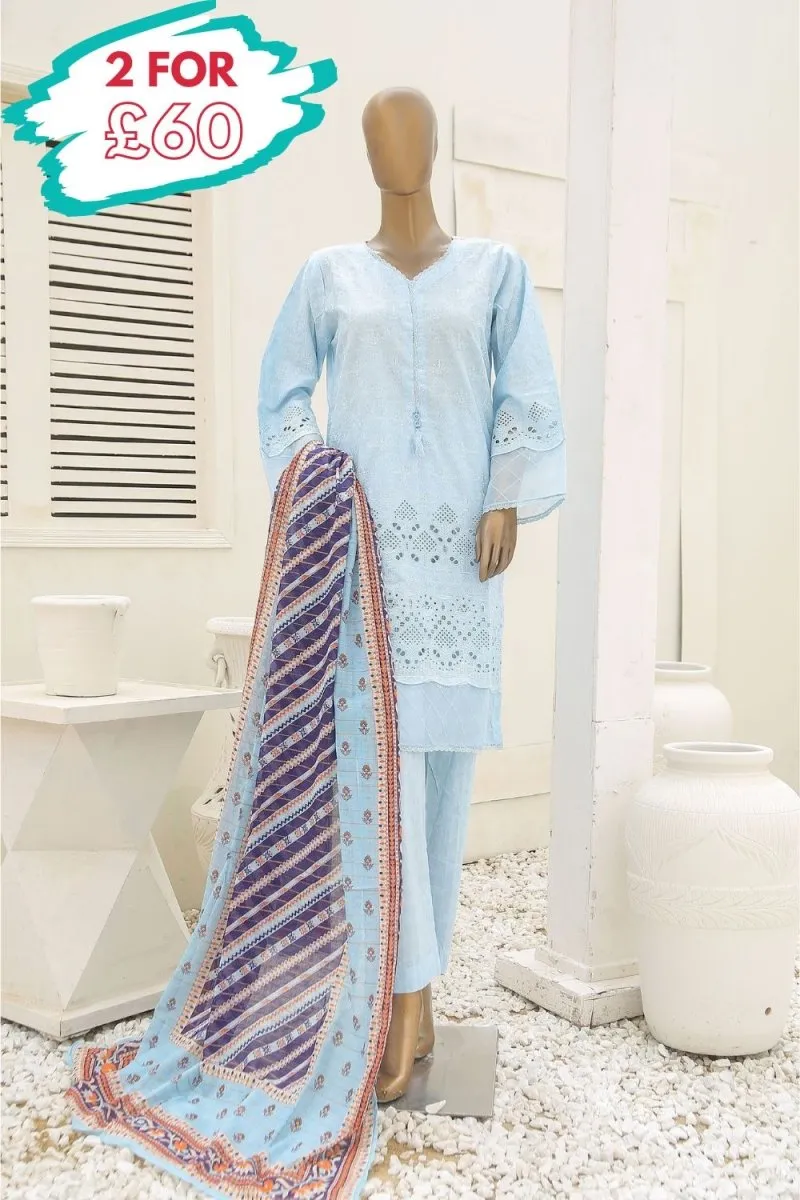 Bin Saeed Chikankari Lawn Suit BIN110