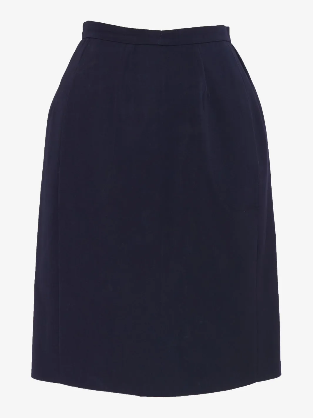 Blue Wool Vintage Skirt