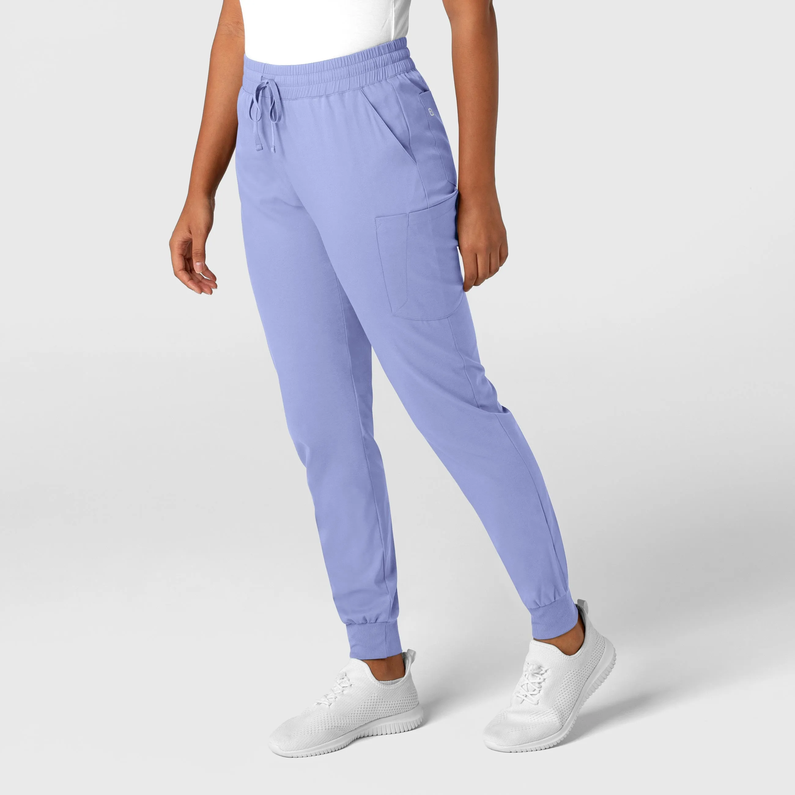 Boundless Women's Jogger Scrub Pant - Ceil Blue