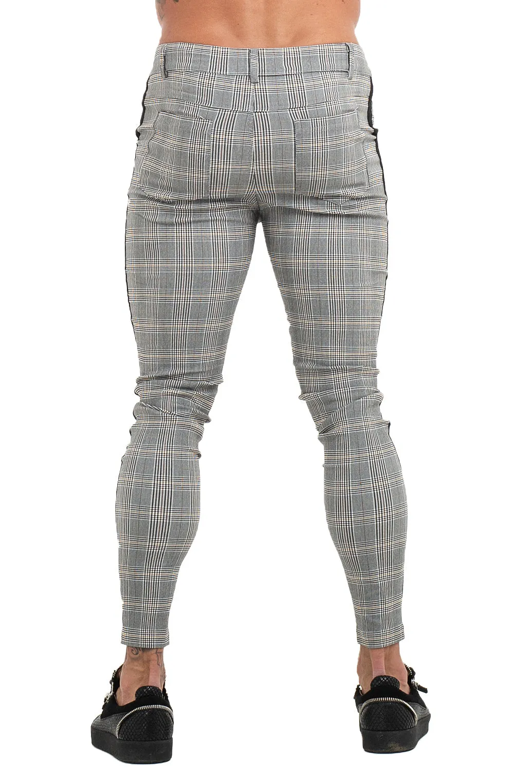 Buy $80 Free Shipping Men's Grey Skinny Pants