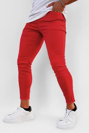 Buy $80 Free Shipping Men's Red Skinny Jean