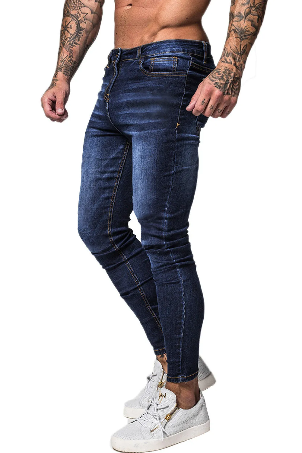 Buy $80 Free Shipping Super Stretch Skinny Jean - Blue