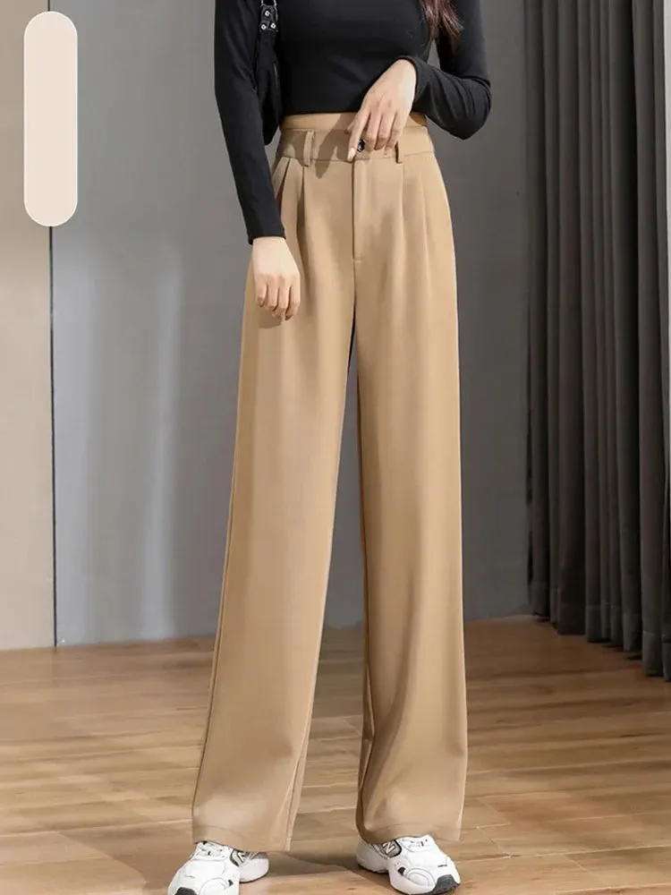 Cargo Loose Drawstring Low Waist Casual Streetwear Baggy Wide Leg Trouser