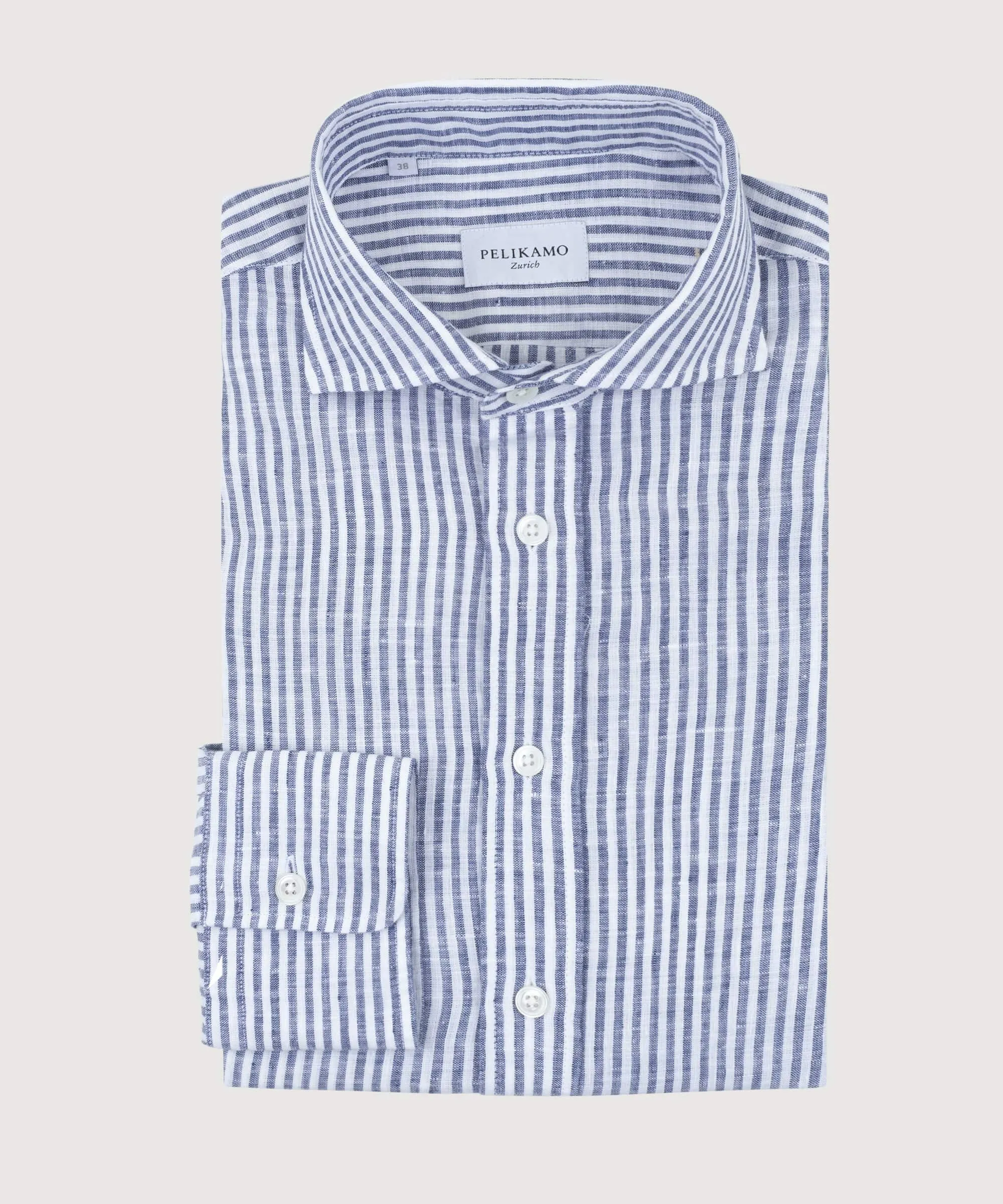 Casual Striped Linen Shirt