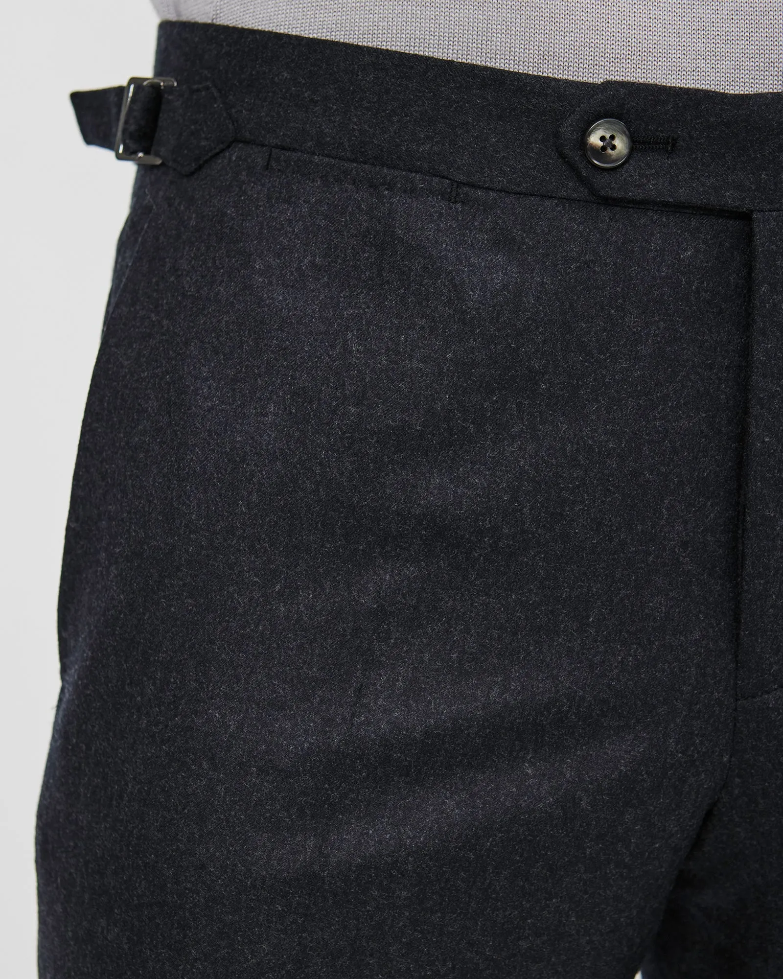 Charcoal Flannel Trouser