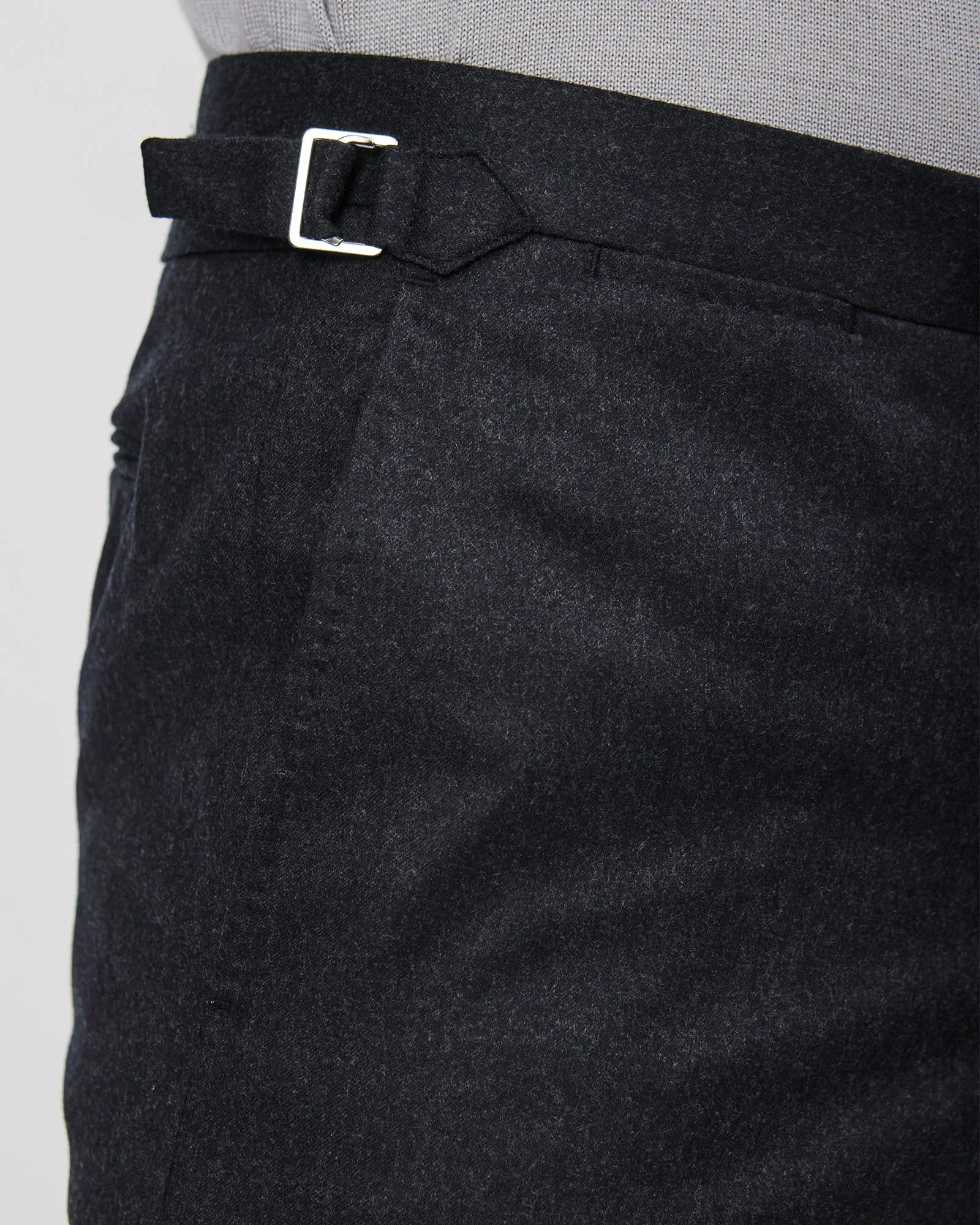 Charcoal Flannel Trouser