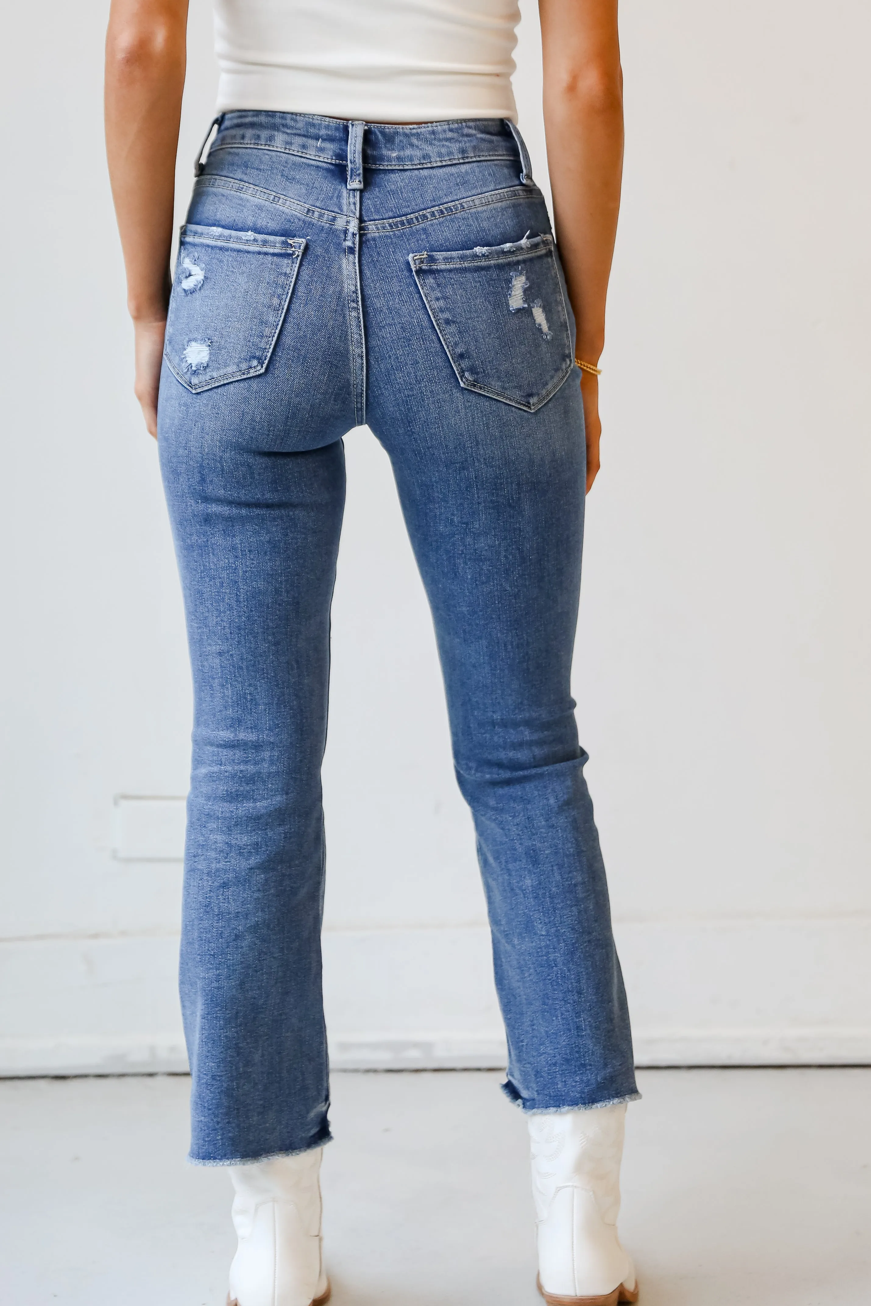 Coveted Coolness Medium Wash Flare Jeans Plus