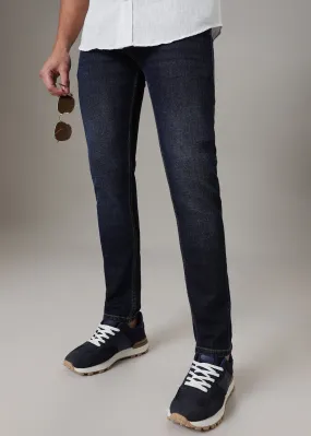 Deep Blue Slim Fit Denim