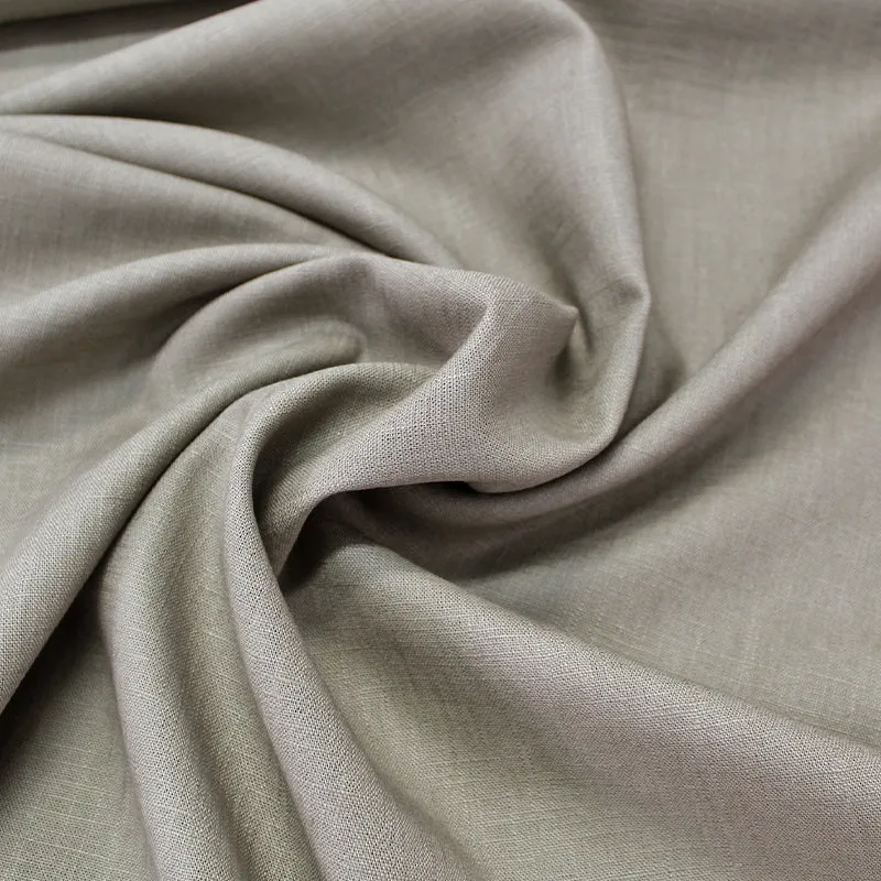 Premium Quality Khaki Beige Washed Linen Handle for Dressmaking