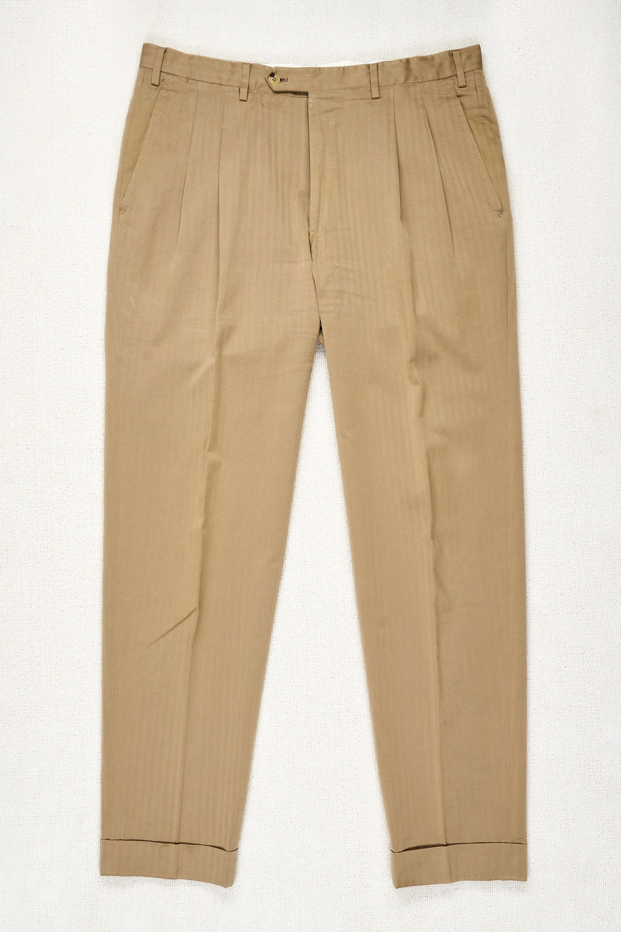 Ernesto Tan Cotton Herringbone Suit