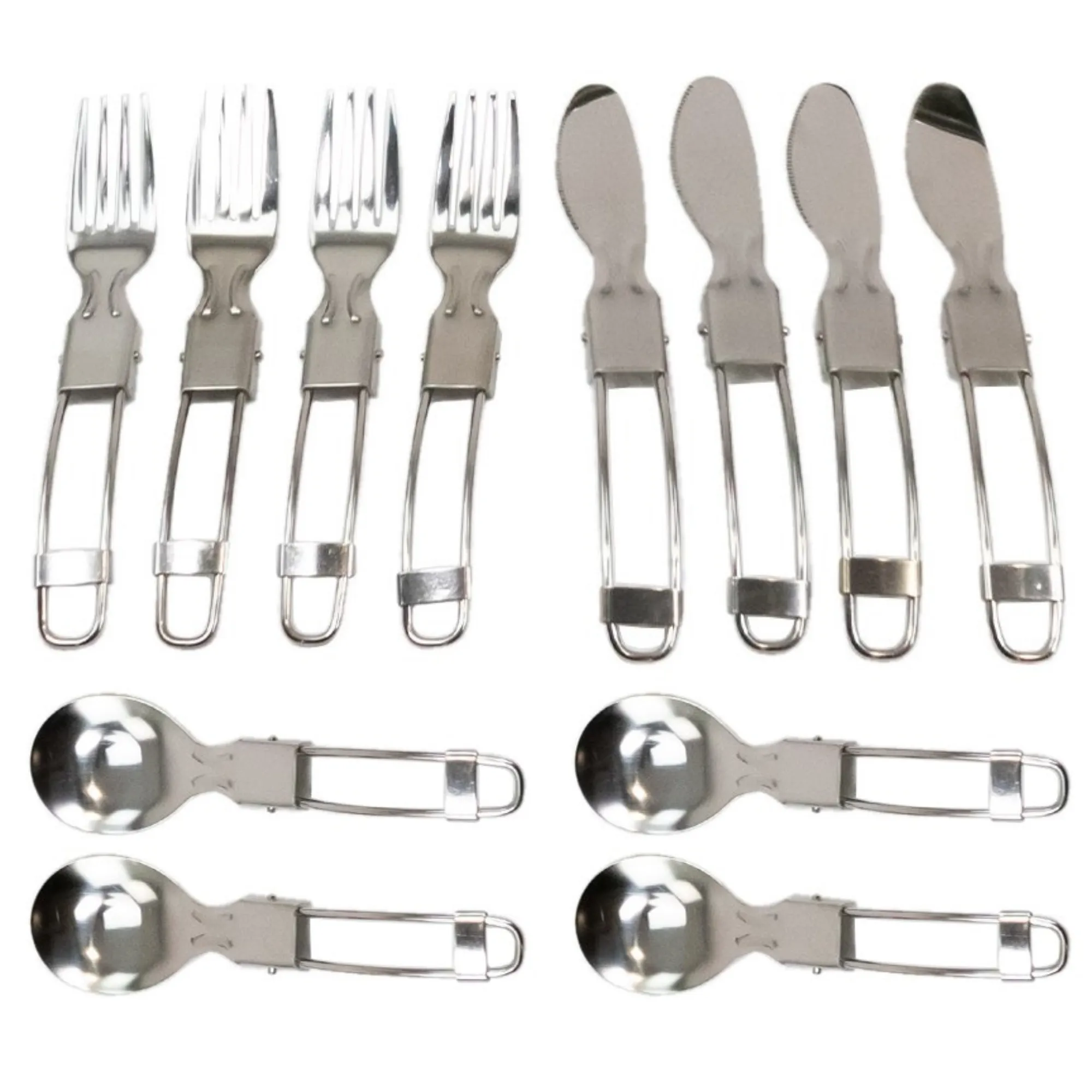 Foldable Stainless Steel Utensil Set