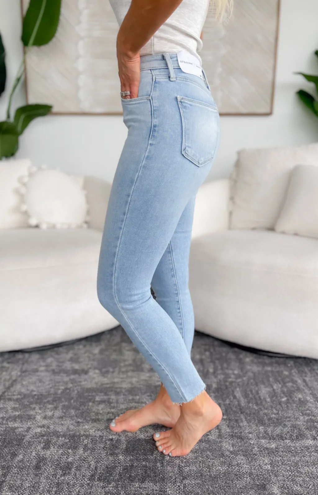 Gabbie High Rise Just Black Denim Jeans