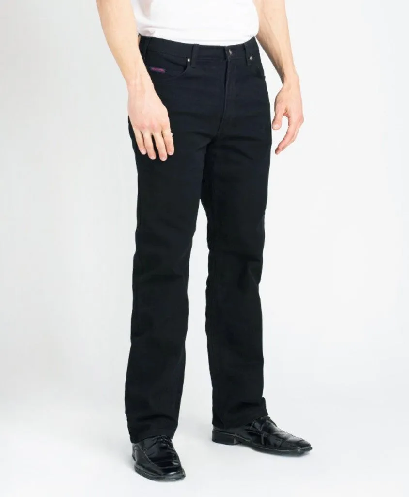 Mens Grand River Black Stretch Jeans