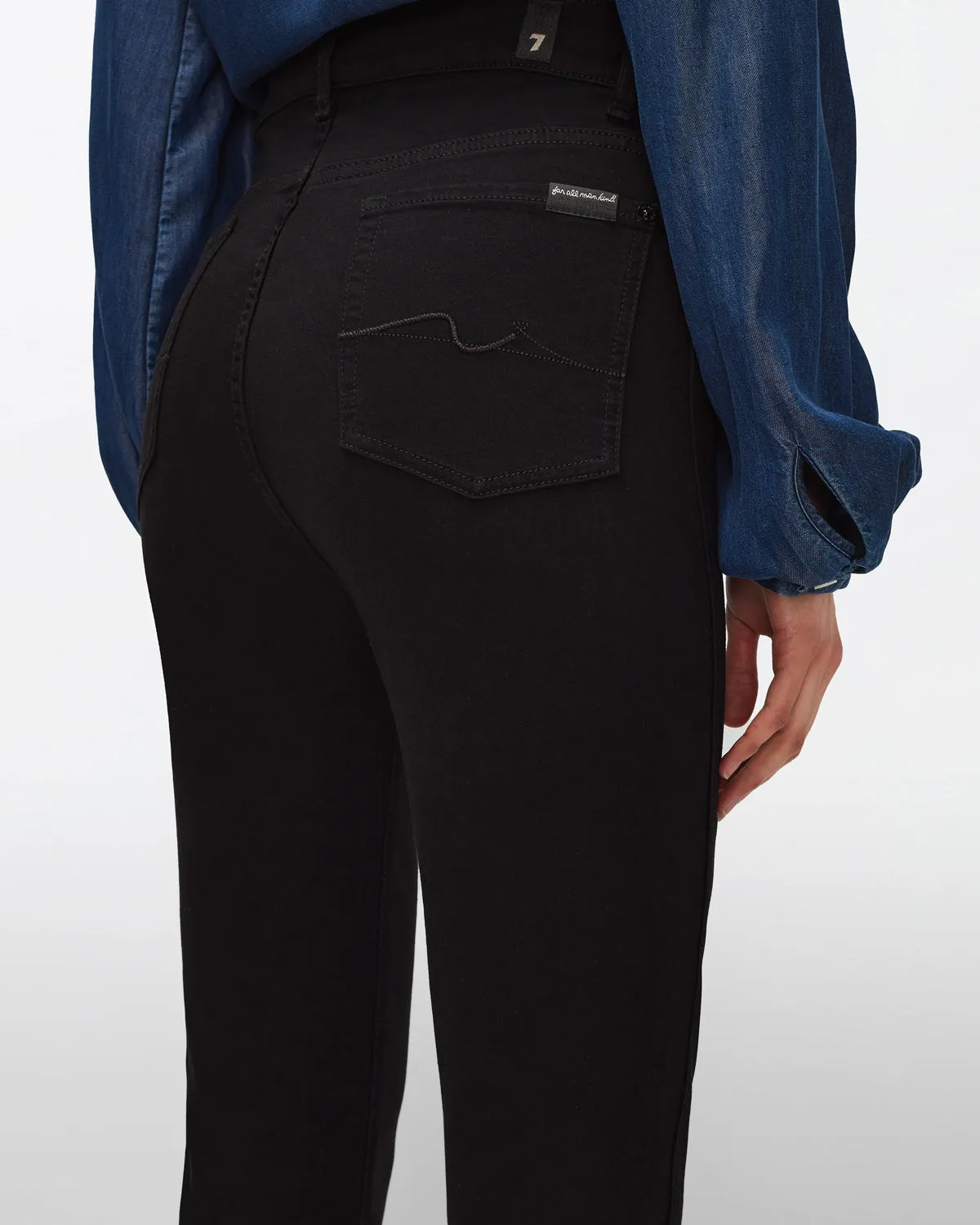 HIGH WAIST SLIM KICK IN RINSE