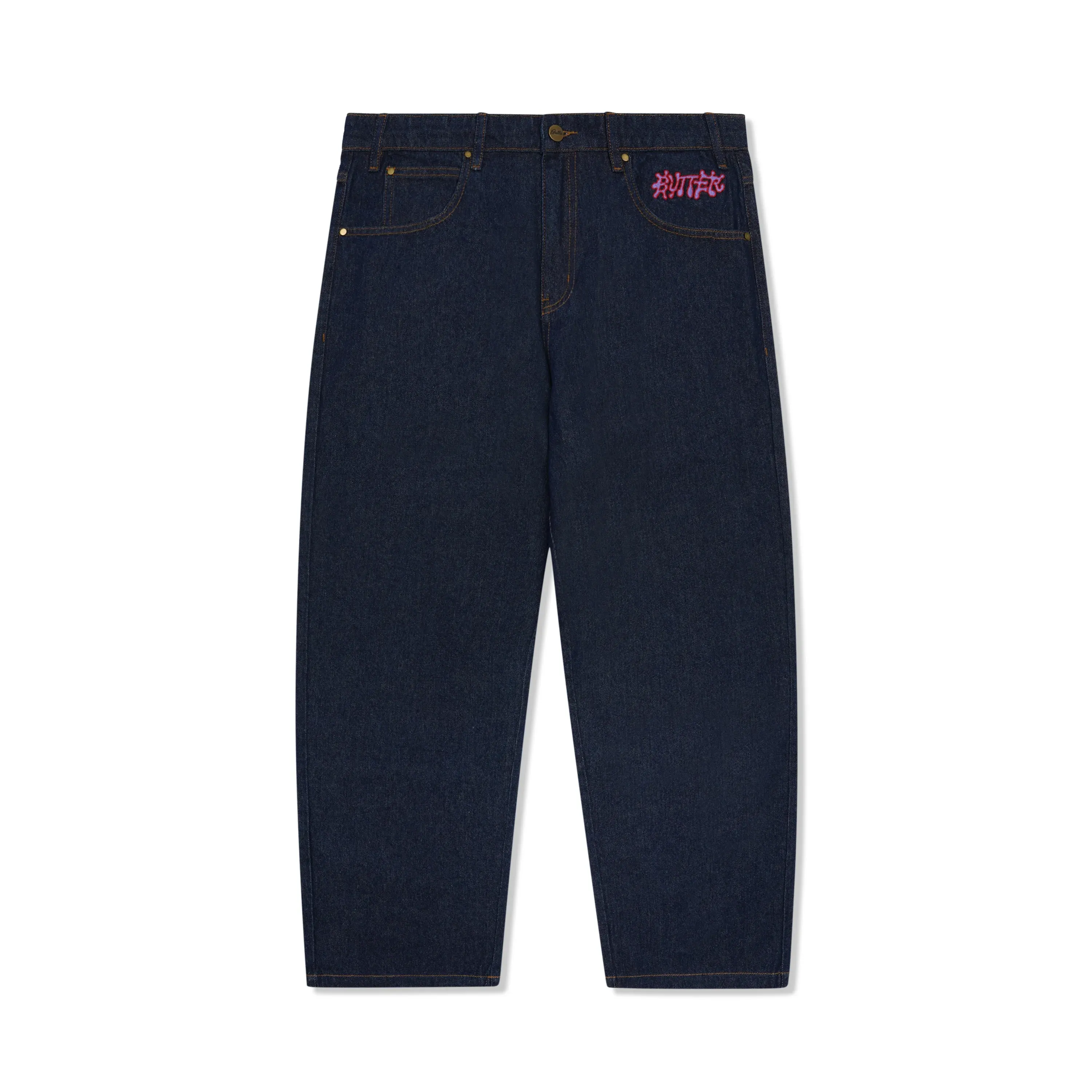 Ink Denim Jeans, Raw Indigo