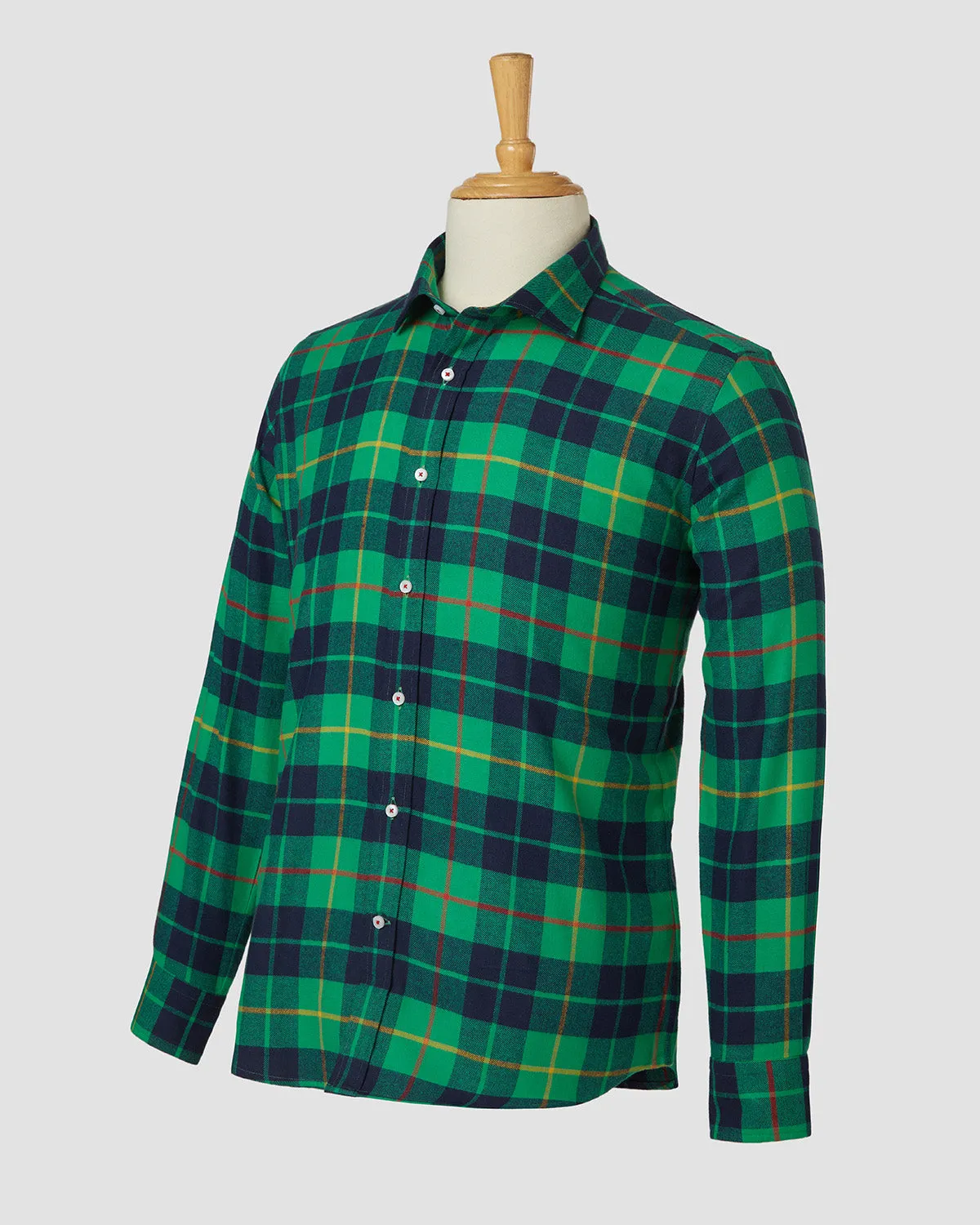 Japanese Checked Shirt - Green