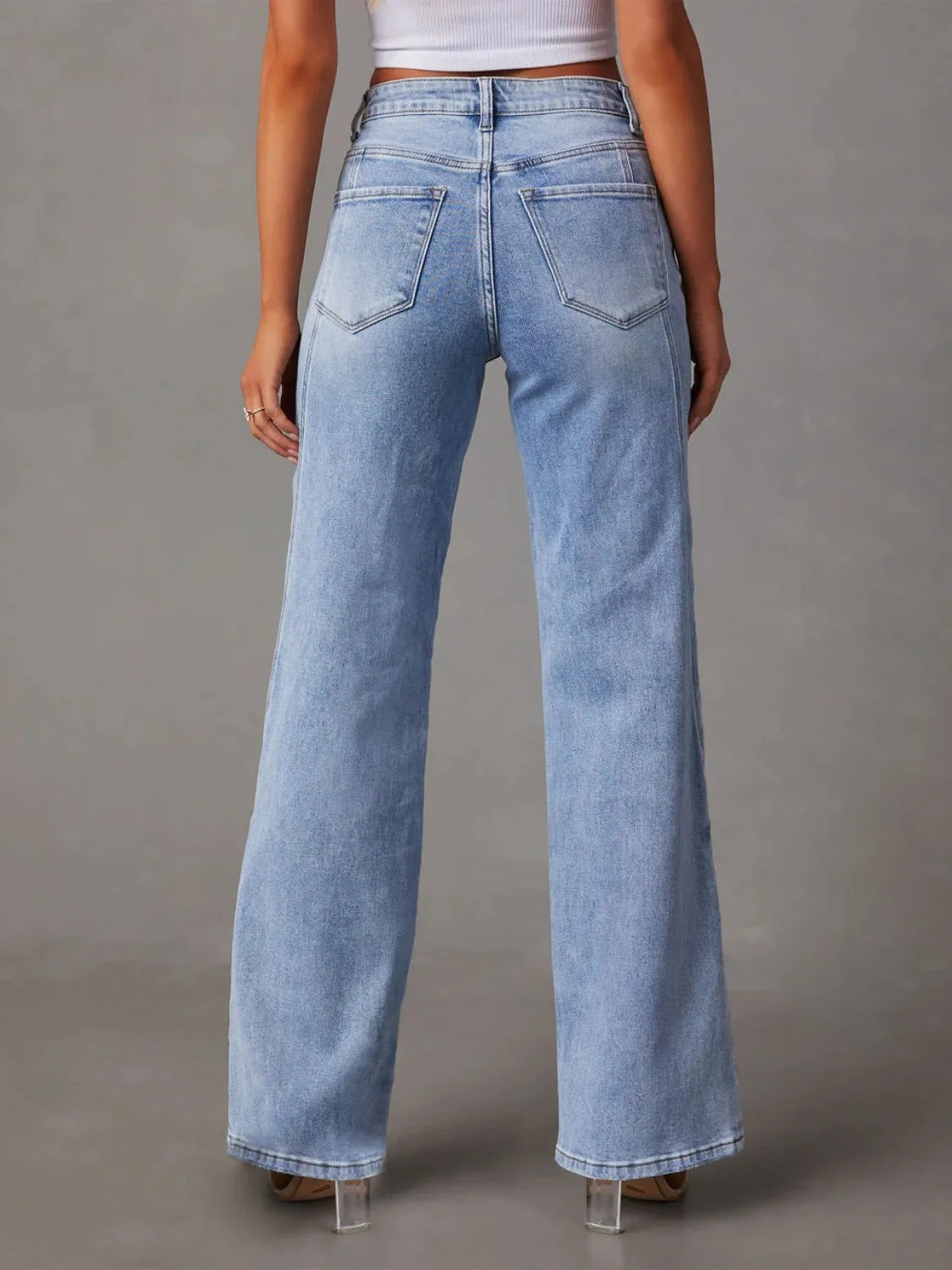 Just BE. Evette High Waist Straight Jeans