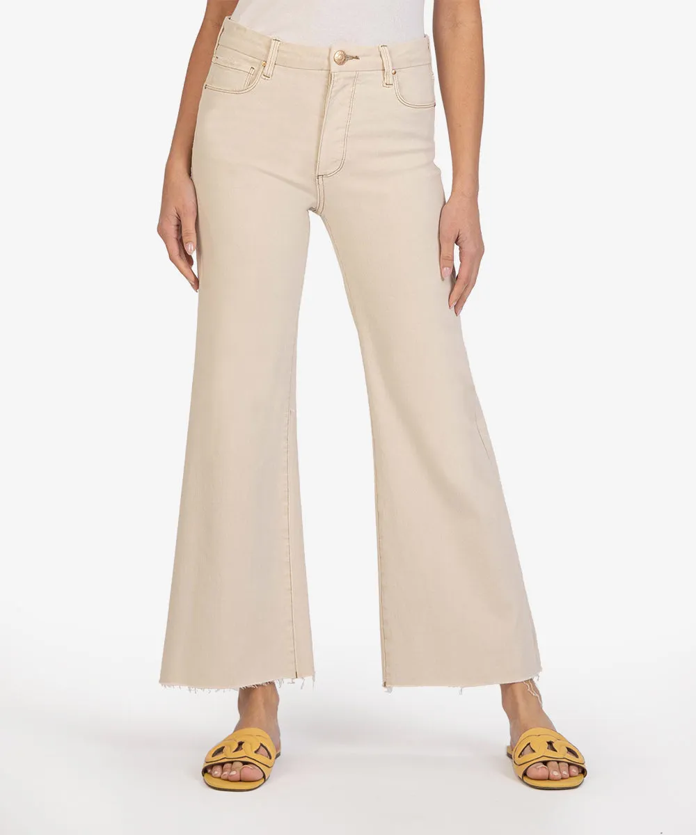 Kut Meg High Rise Wide Leg | Ecru