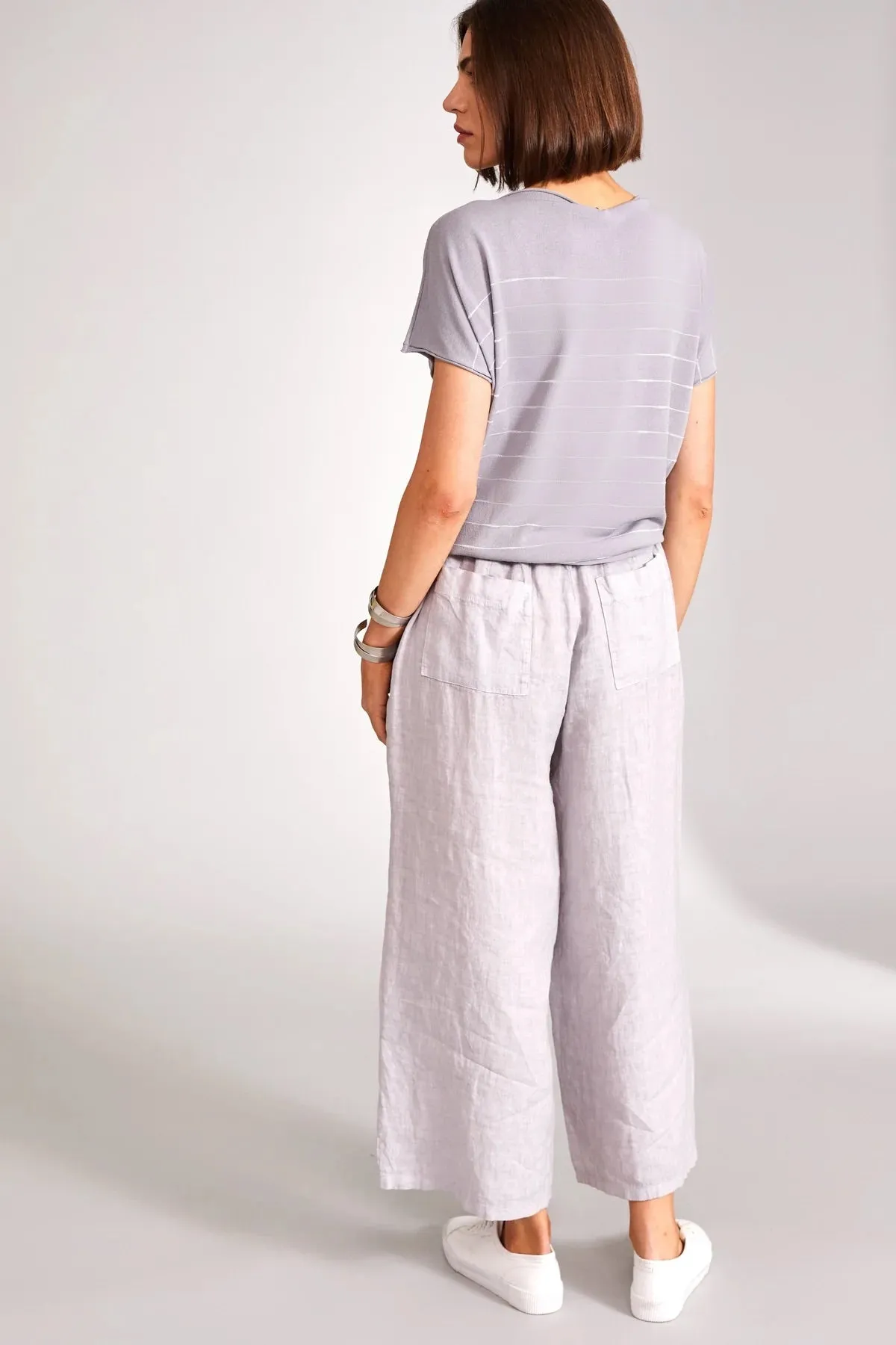 Linen Button Trouser