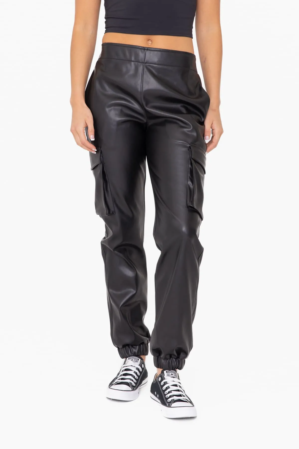 Luxe Leather Joggers