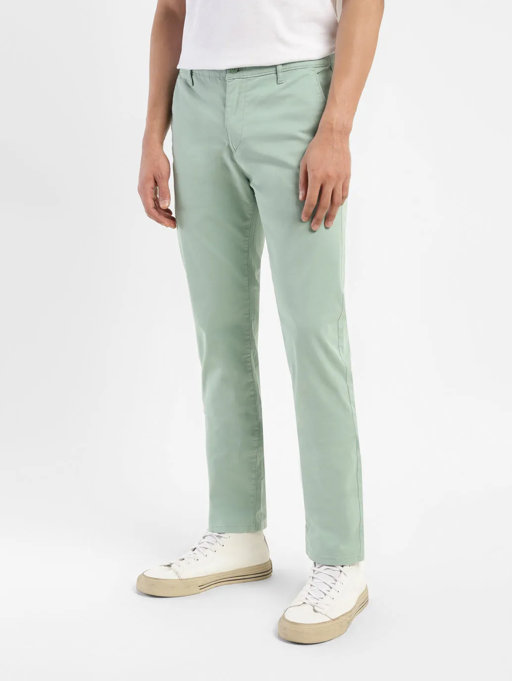 Men's 512 Green Slim Tapered Fit Chinos