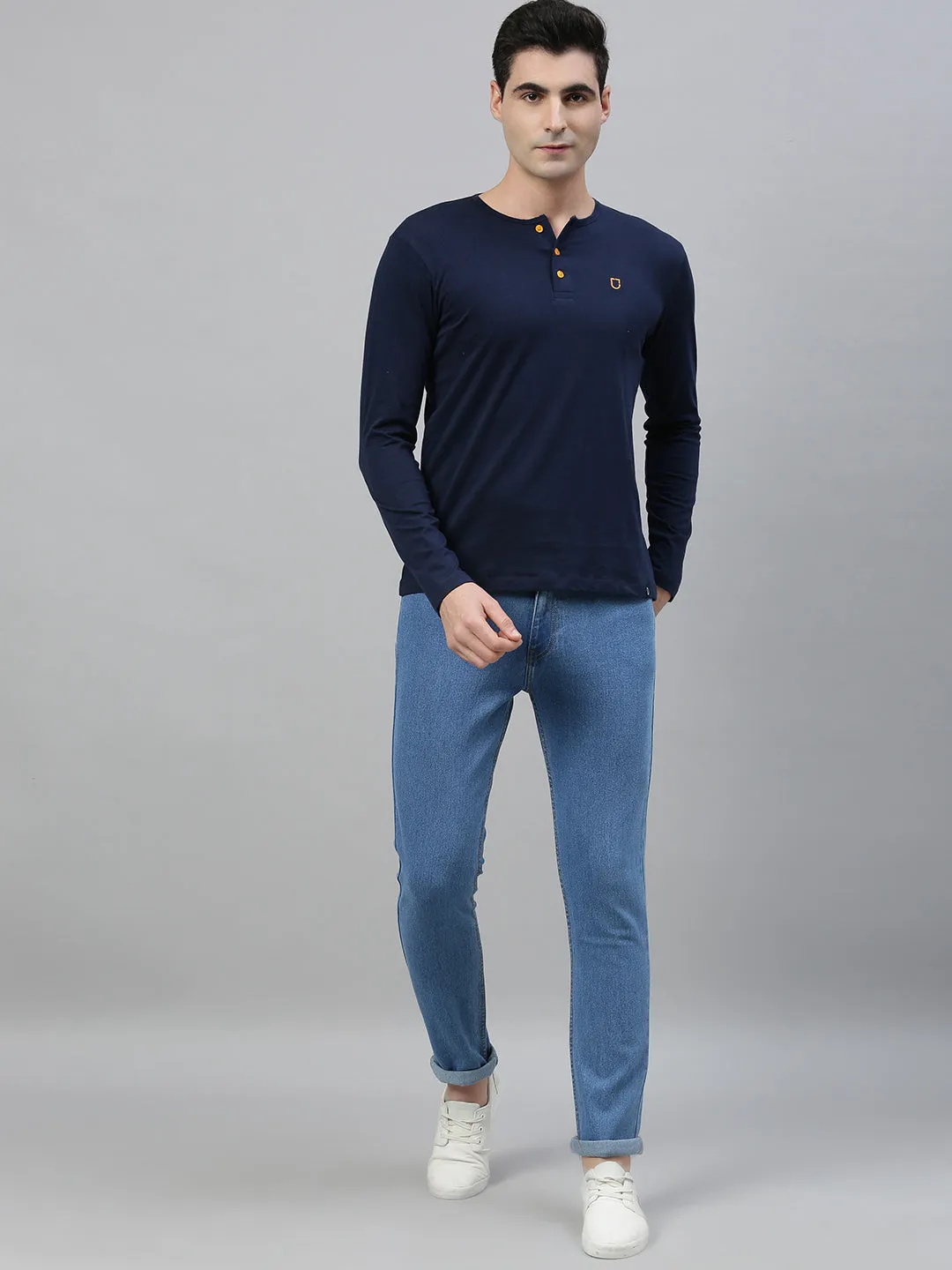 Men's Blue Slim Fit Stretchable Jeans