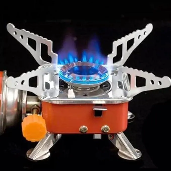 Portable Gas Stove for Outdoor Adventures - Camping, Hiking, Traveling & Picnics"