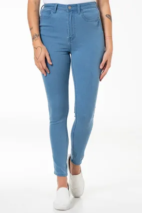 Rf09 Hi-Waisted Skinny Jeans _ 140836 _ Light Wash