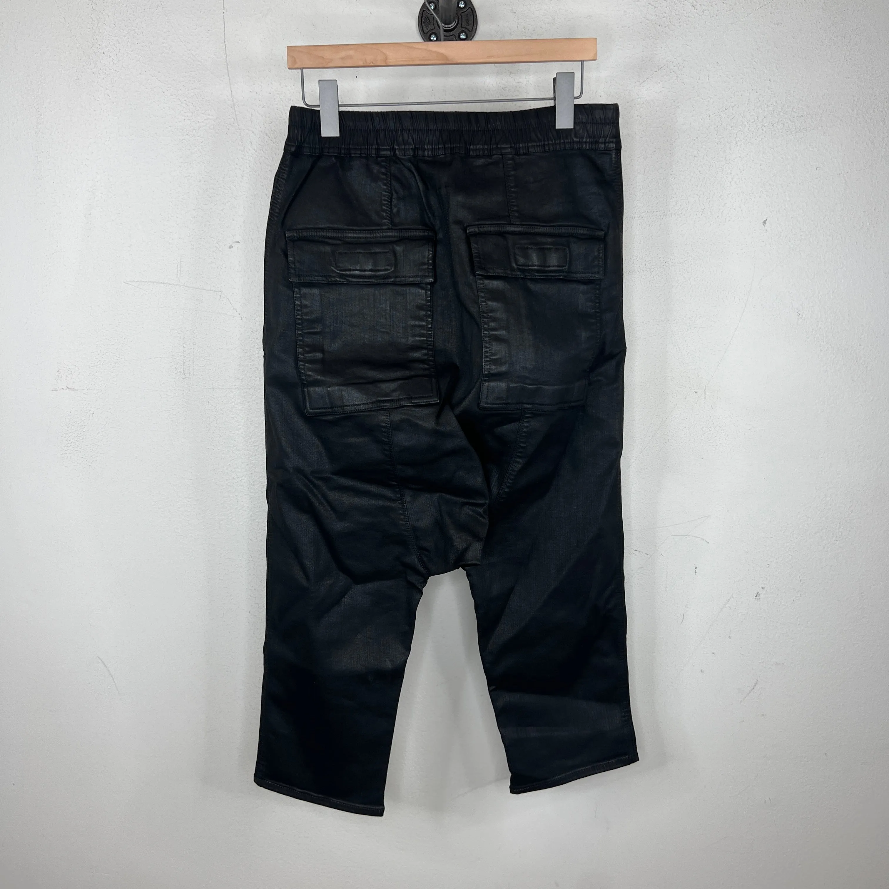 Rick Owens DRKSHDW 3/4 Waxed Jeans