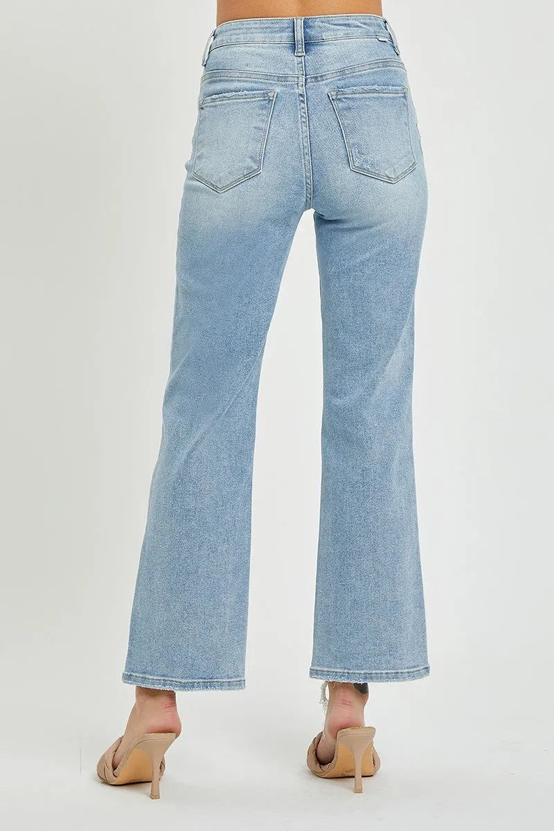 Risen High Rise Relaxed Straight Jean - Plus