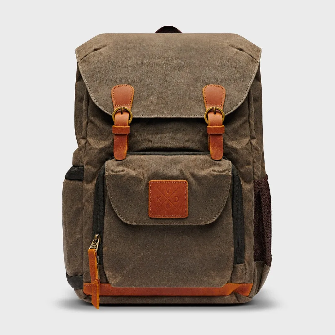 Roe - Waxed Canvas Adventure Backpack