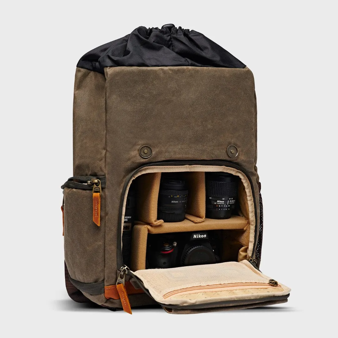 Roe - Waxed Canvas Adventure Backpack