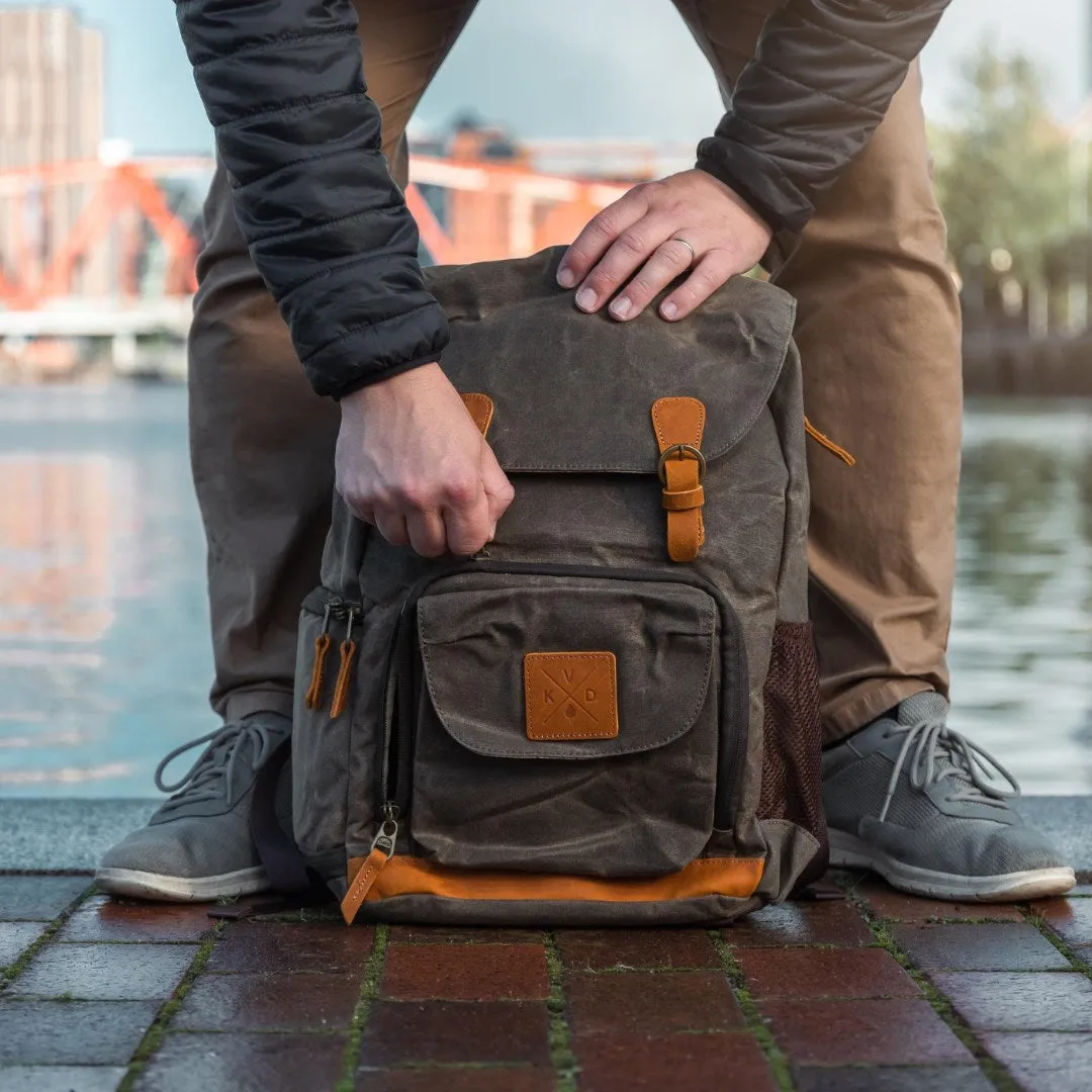 Roe - Waxed Canvas Adventure Backpack