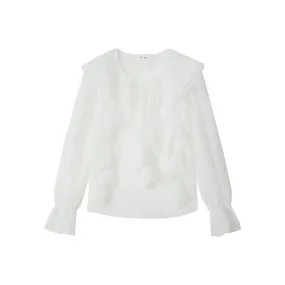 S8805 Ruffled Blouse