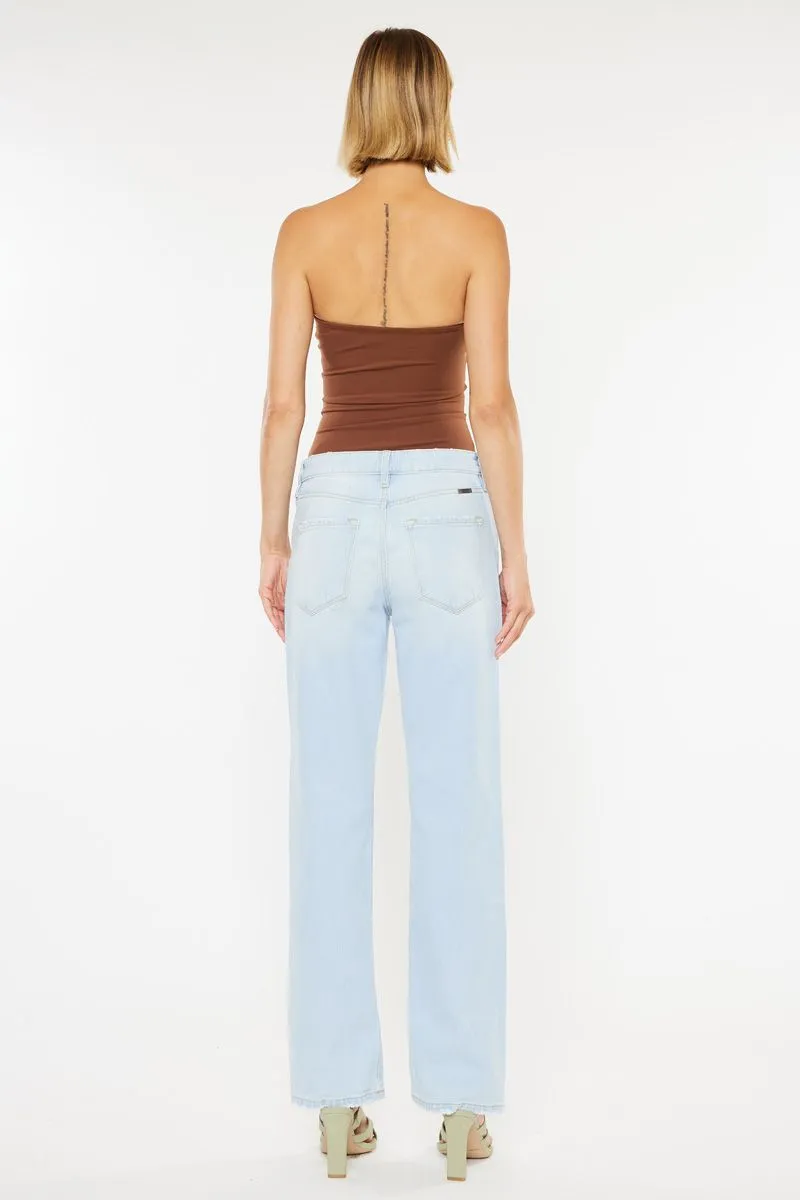 Sadie Mid Rise Baggy Jeans