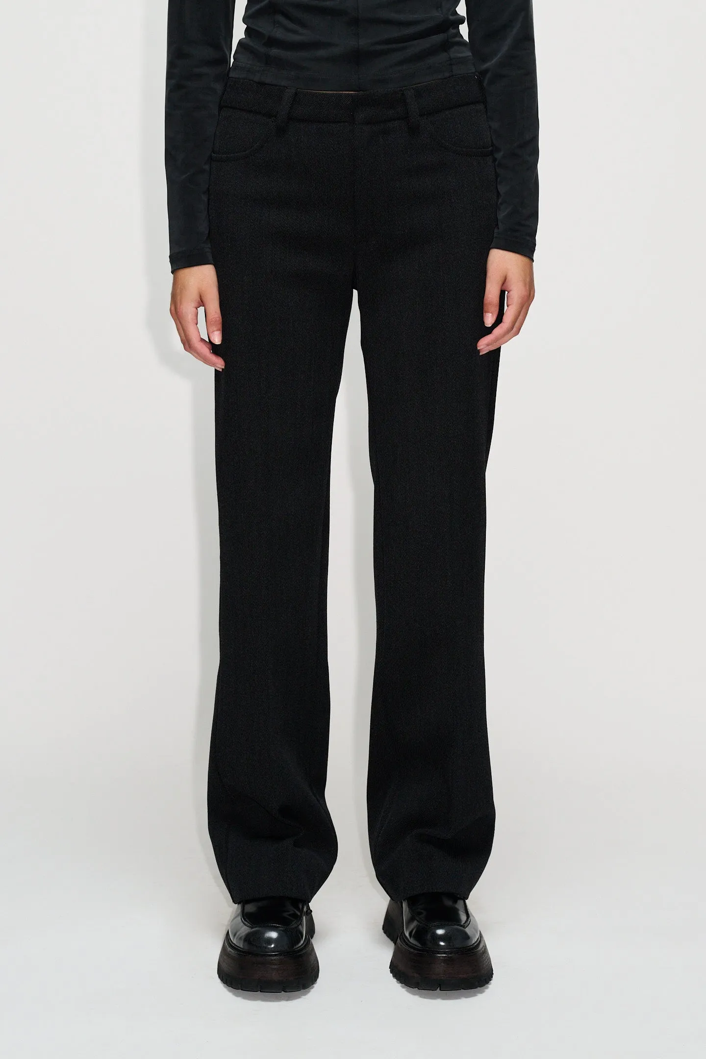 Straight-leg Trousers