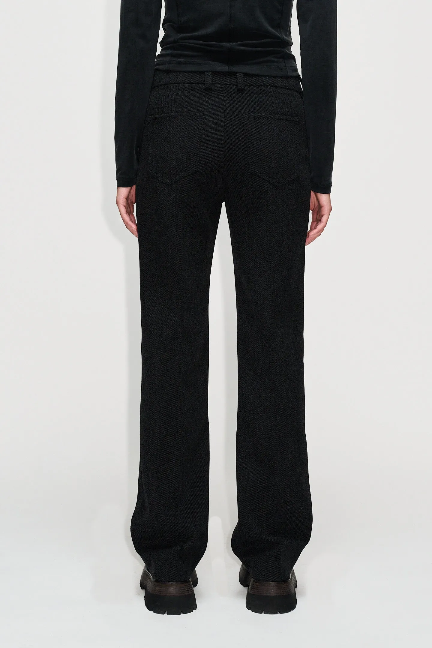 Straight-leg Trousers