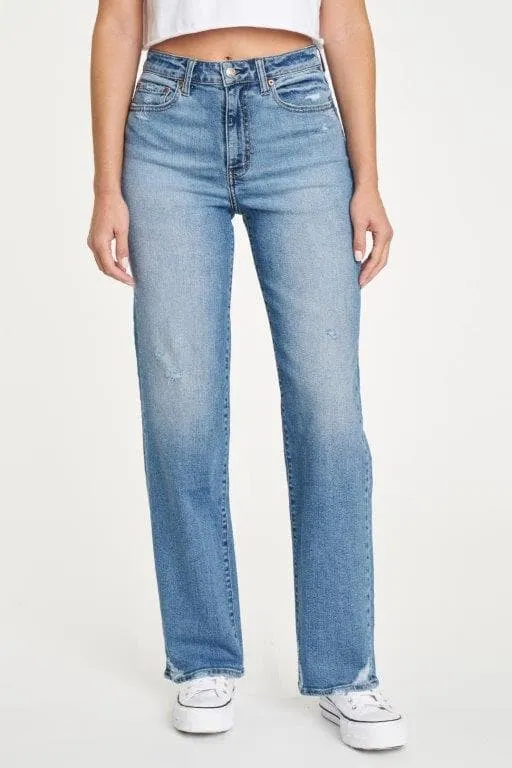 Sundaze High Rise Straight Leg Jeans by Daze Denim