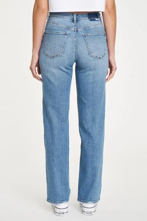 Sundaze High Rise Straight Leg Jeans by Daze Denim